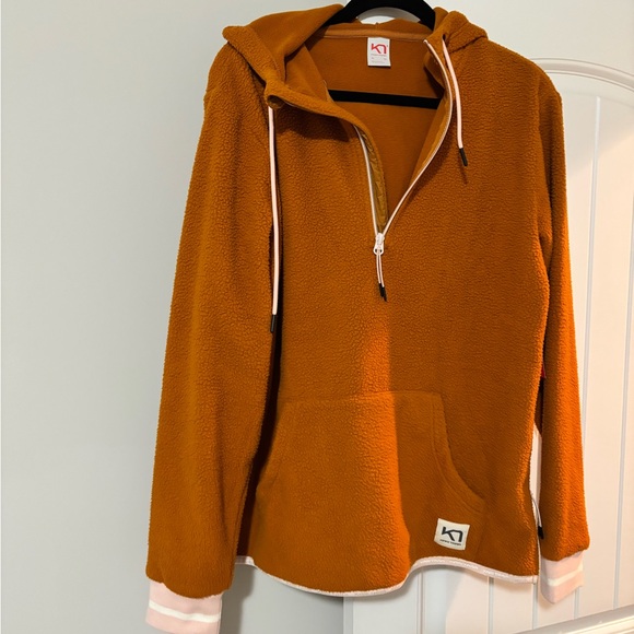 K1 Orange Fleece Hoodie - Picture 4 of 6